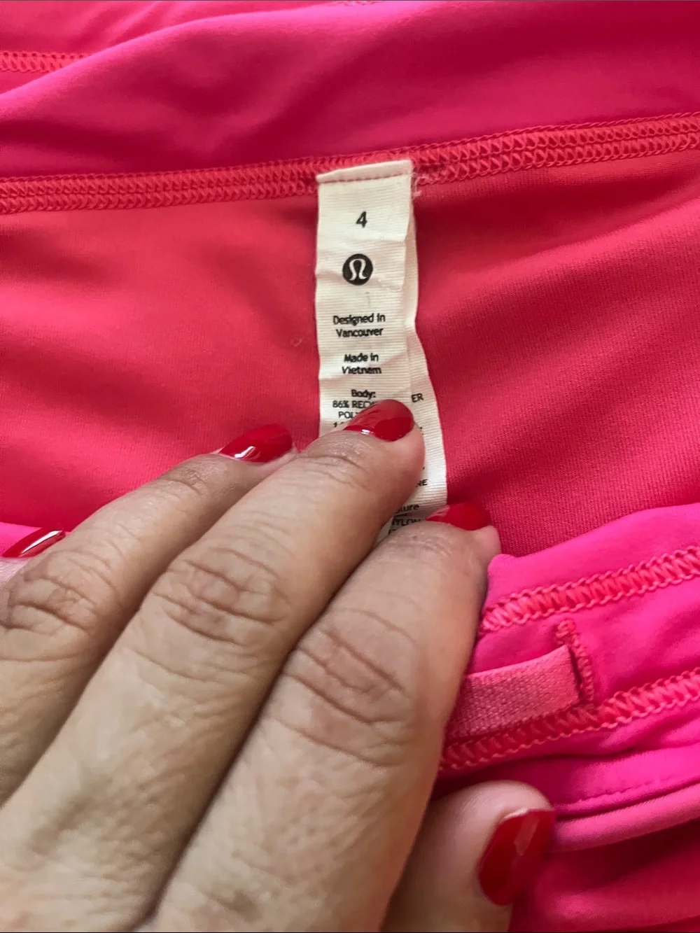 lululemon athletica Hot Pink Athletic Skort